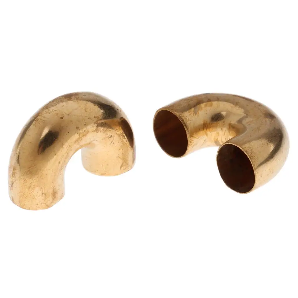 Gold Copper Trumpet Tube Elbow Accessory for Repair of Musical Instruments Trumpet Implements