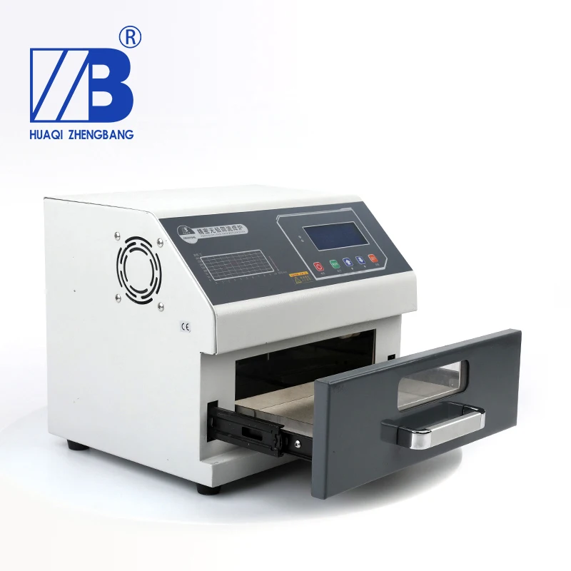 ZB2520HL Desktop Smd BGA Reflow Oven 1600W 250x200mm Industrial Hot Air Cycle Infrared Heating Reflow Oven Soldering Machine