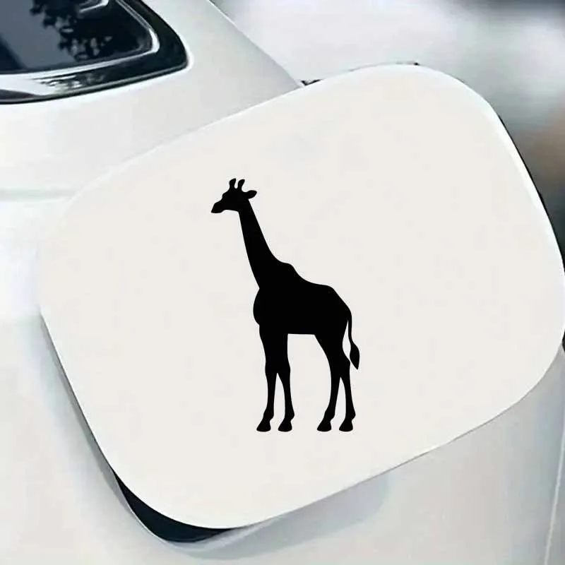 

1pc Giraffe Silhouette Vinyl Sticker, Creative Art Design Waterproof Decal for Car & Motorcycle, Scratch Cover Decor