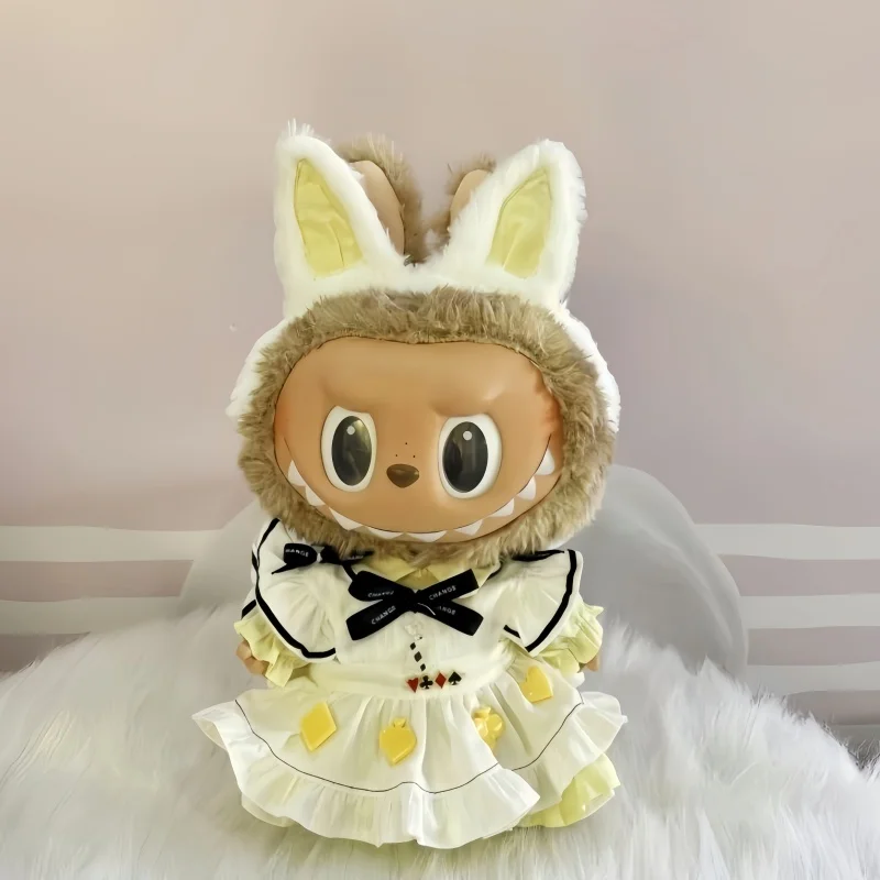 ชุดเสื้อผ้าตุ๊กตา Zimomo ขนาด 38 ซม. พร้อมเครื่องประดับ ชุดกระโปรงเจ้าหญิงโบว์สีสันสดใส หูกระต่ายสีชมพู ไม่รวมตุ๊กตา