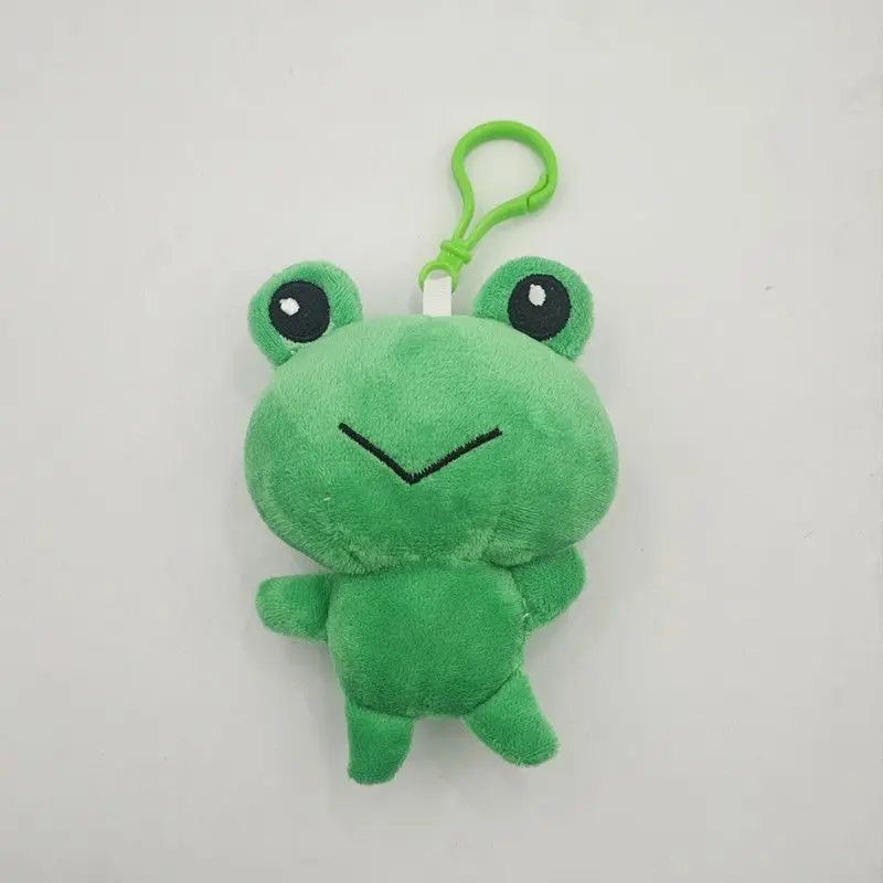 A Certain Scientific Railgun Gekota Frog Plush Keychain Misaka Mikoto Anime Doll Bag Pendant Collectible Gift for Anime Fans Cos