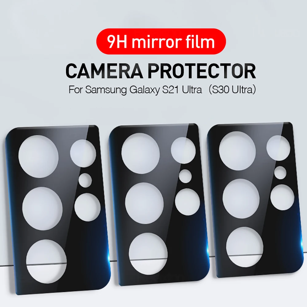 3D Gebogen Camera Lens Protector Voor Samsung S22 Ultra S22 Plus S21 Fe S20 Fe Z Vouw 4 3 M31 f12 M42 Beschermende Screen Protector