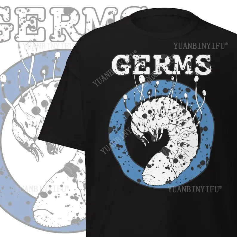 

Футболка The Germs Band, винтажная футболка в стиле панк-рок, классическая хардкорная одежда с круглым вырезом, мужские и женские уличные футболки с коротким рукавом