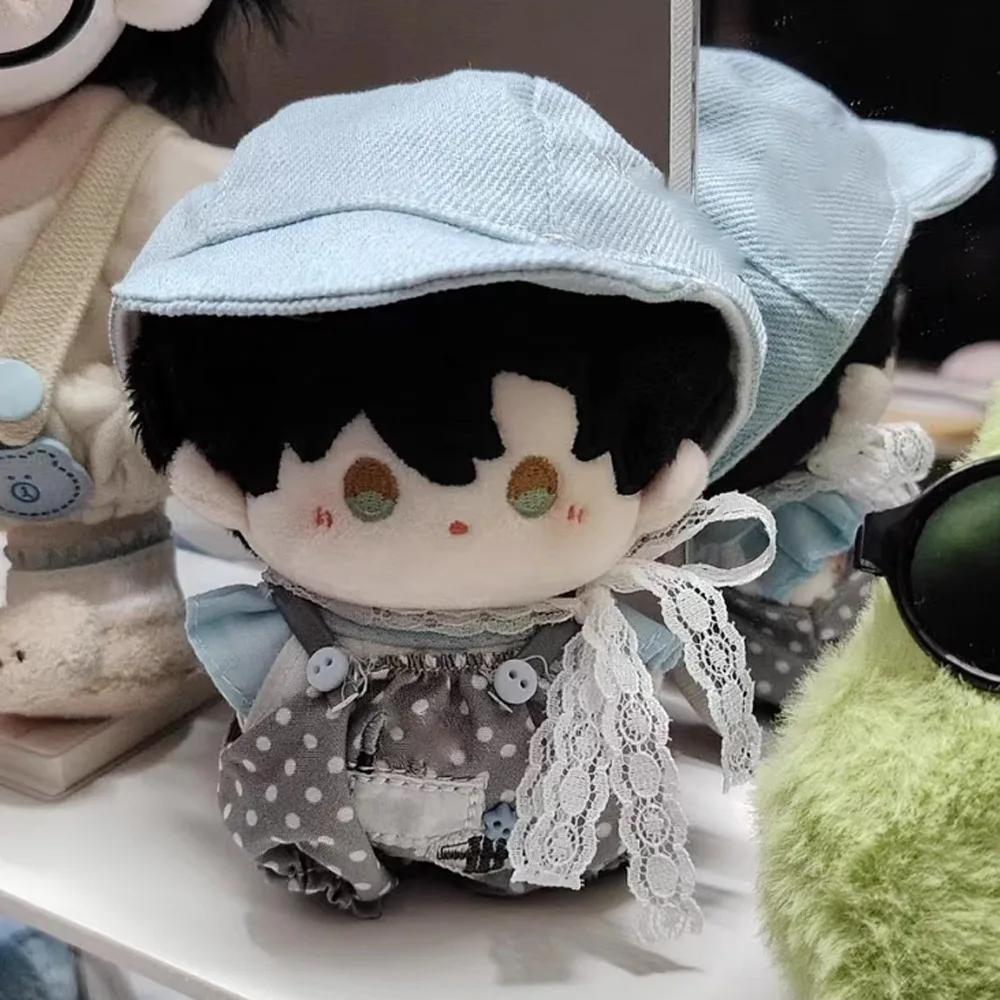 

Маленький художник, 10 см, хлопковая кукольная одежда, брюки, ковбойская шляпа, одежда для куклы, креативный забавный комплект одежды для куклы