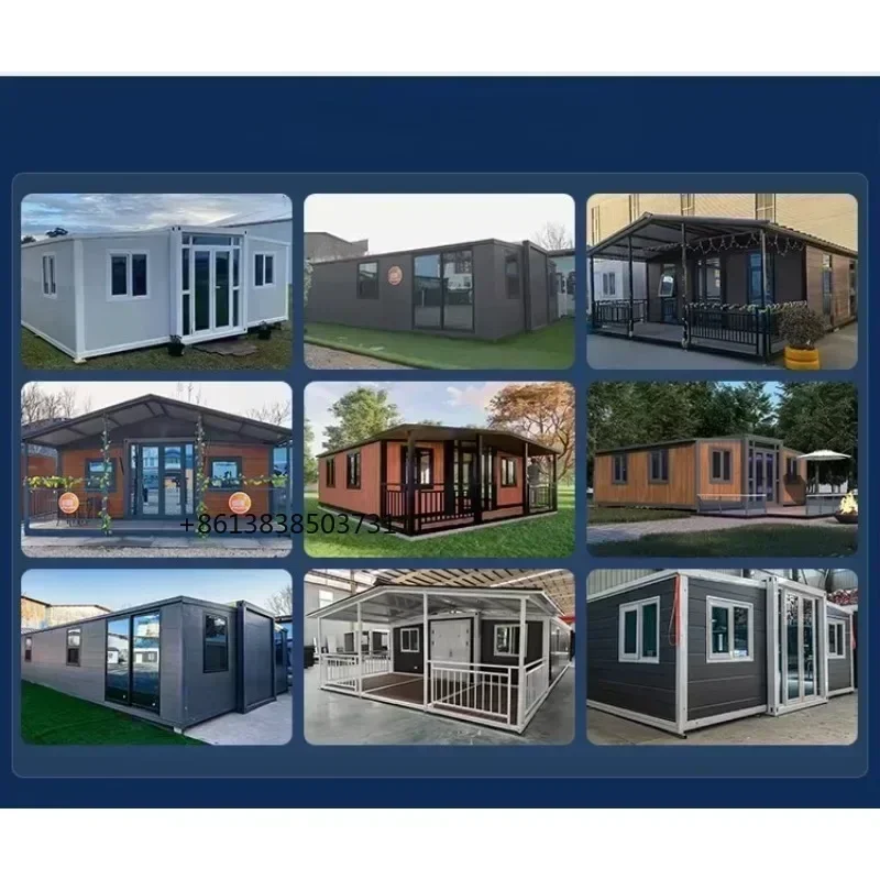 Wholesale Mobile Trailer Prefab Tiny House Expandable Container House Portable Holiday Home Customized Folding Garden Rooms