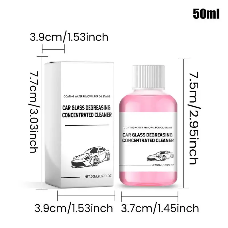 Detergente per vetri per auto detergente per vetri per auto liquido 50ml detergente per vetri per parabrezza detergente professionale per vetri per parabrezza