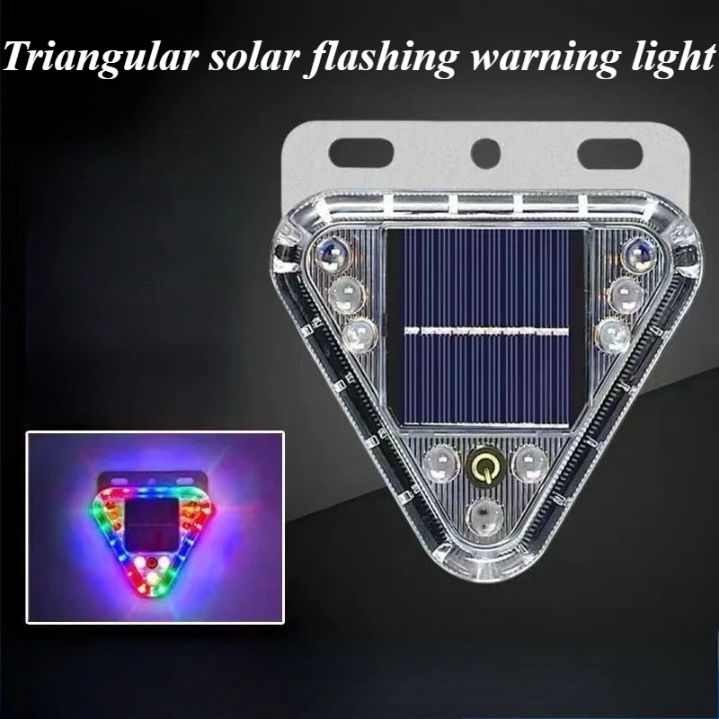 

For Truck Trailer SUV Solar Anti Collision Warning Strobe Light Super Bright Strong Magnetic Safety Flash Light Emergency Hazard