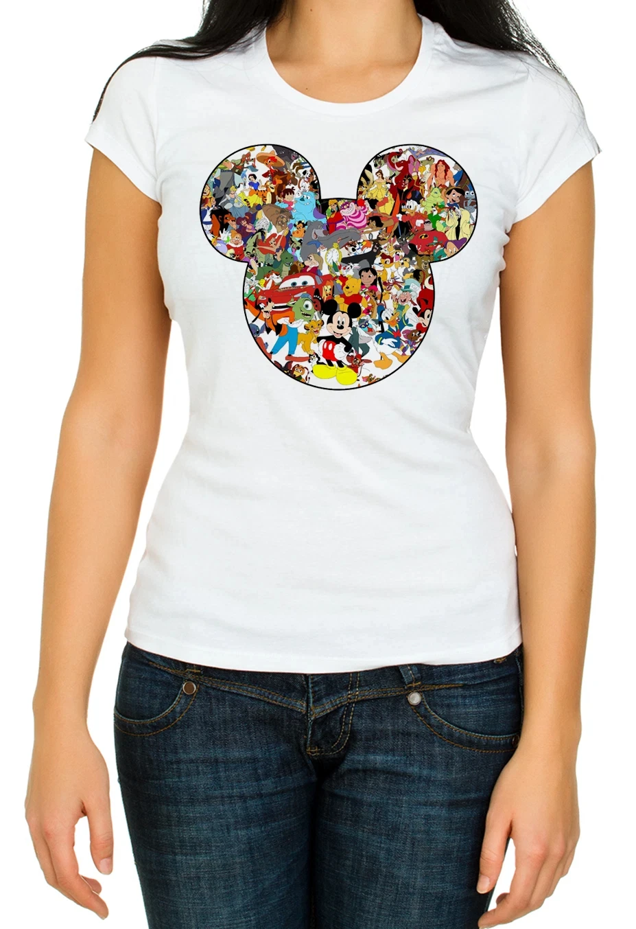 

Мужские и женские футболки с принтом Микки Мауса Диснея, хлопковые футболки с короткими рукавами, повседневная свободная уличная одежда больших размеров