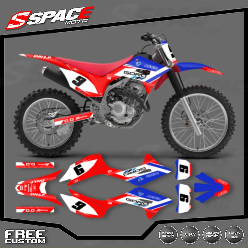 

SPACE for HONDA CRF250 CRF250F 2019 2020 2021 19-21 CRF250F Custom Motorcycle Graphics Background Decal Decals Stickers Kits 01