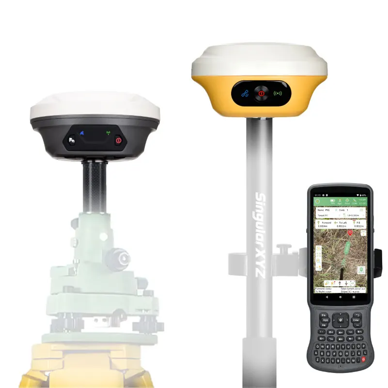 

SingularXYZ 35% oFF Laser GNSS Base And Rover Ser E1 Base Station L1 Laser Rover High Precision Permanent Software PPP IMU 60