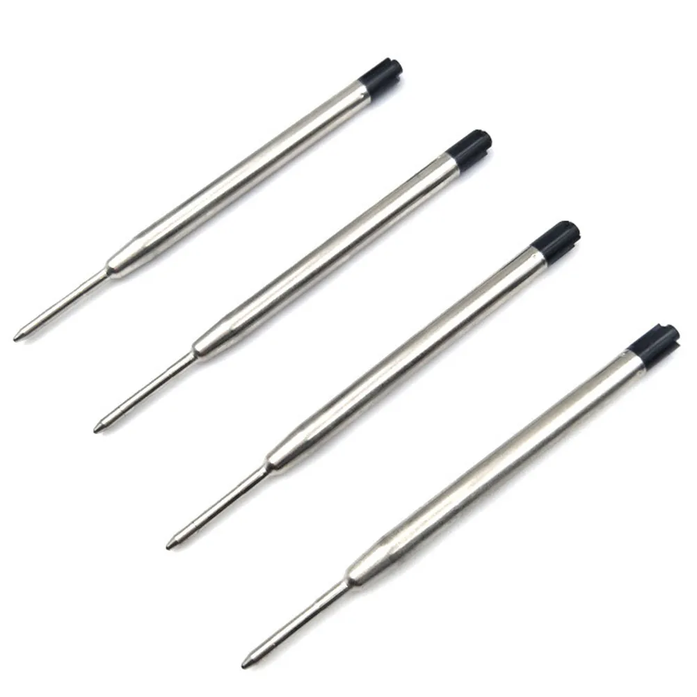 

20Pcs Black Gel Ink Pen Refills 1Mm Metal Tip Leakproof Smooth Flow for Office School Artistic Drawing Scrapbooking Supplies