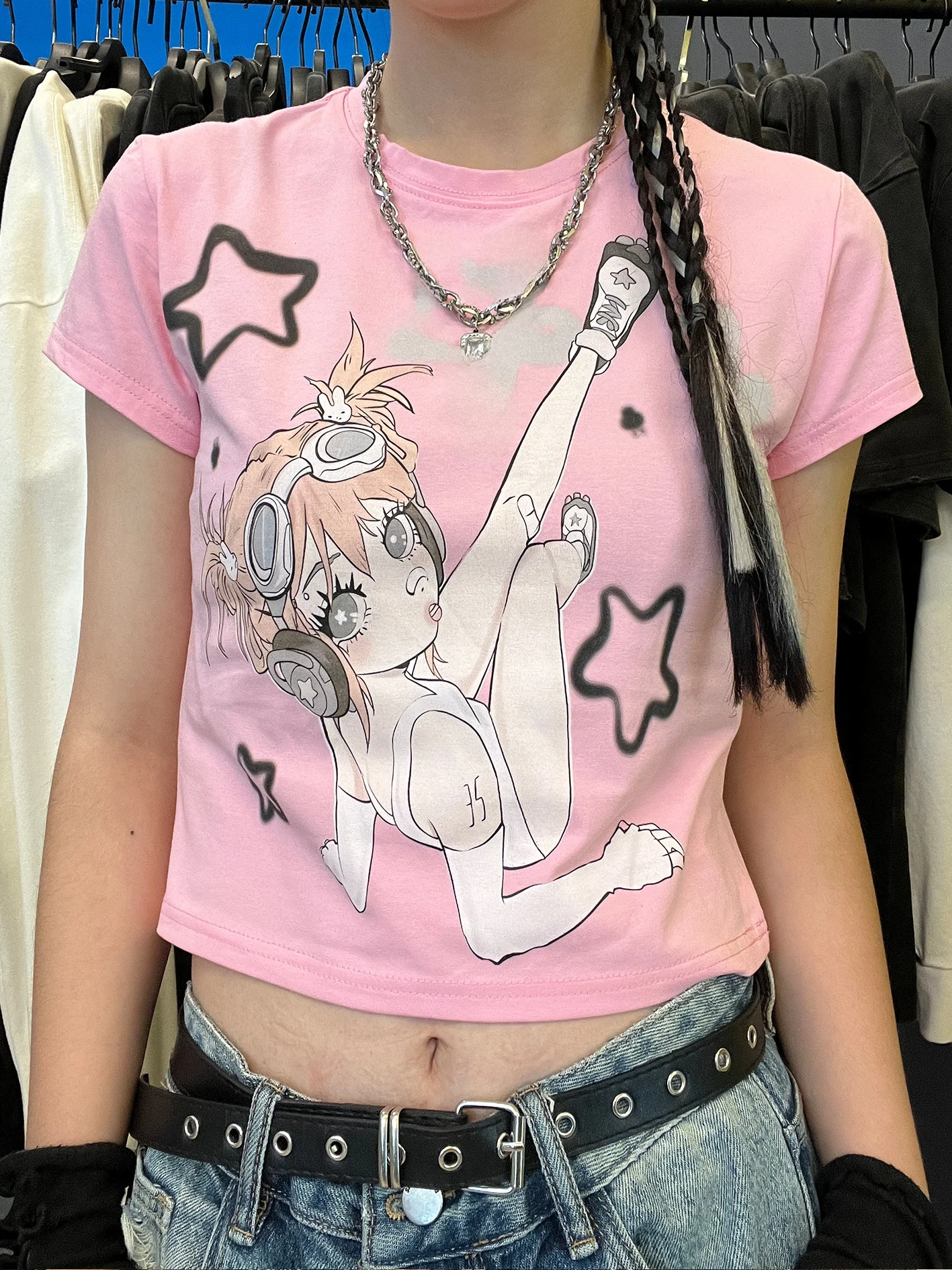 Summer Clothing Recommendations - 甘いピンクのベリーバーイングショートスリーブY2Kスタイル、店長オススメのフィット感の良い服飾アクセサリー、2025年夏アイテム