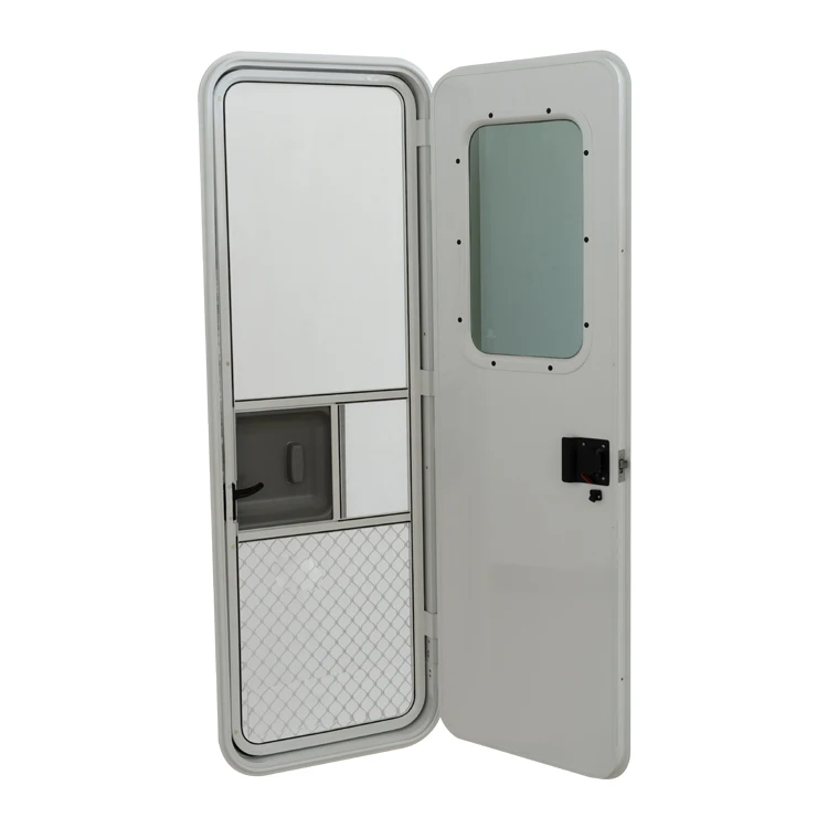 

China Manufacturer's New 620*900 Mm Passenger Side RV Entrance Door Reliably Camper Tear Drop Style