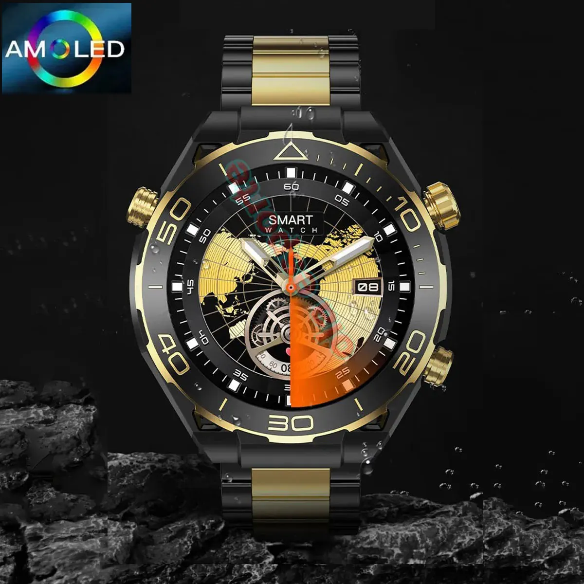 

Ultmate Smart Watch Amoled 430*430 New 2024 Sport Smart Watch for Men Women Phone Call Gesture Contlrol 100+Sport