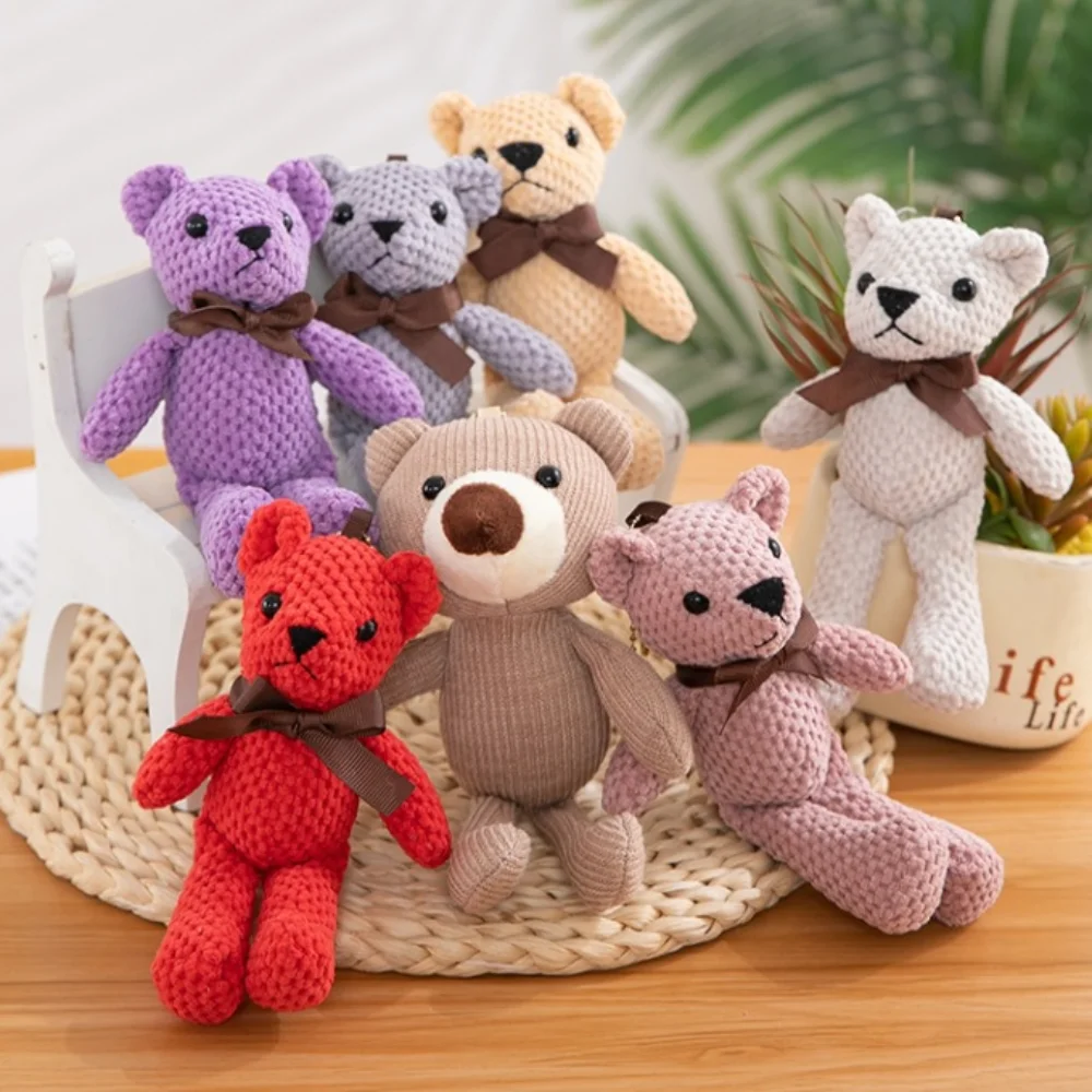 دمية دب أناناس قطيفة ، دب محشو إبداعي ، لعبة حيوانات ناعمة لطيفة للغاية ، هدية عيد ميلاد ، 16 * *