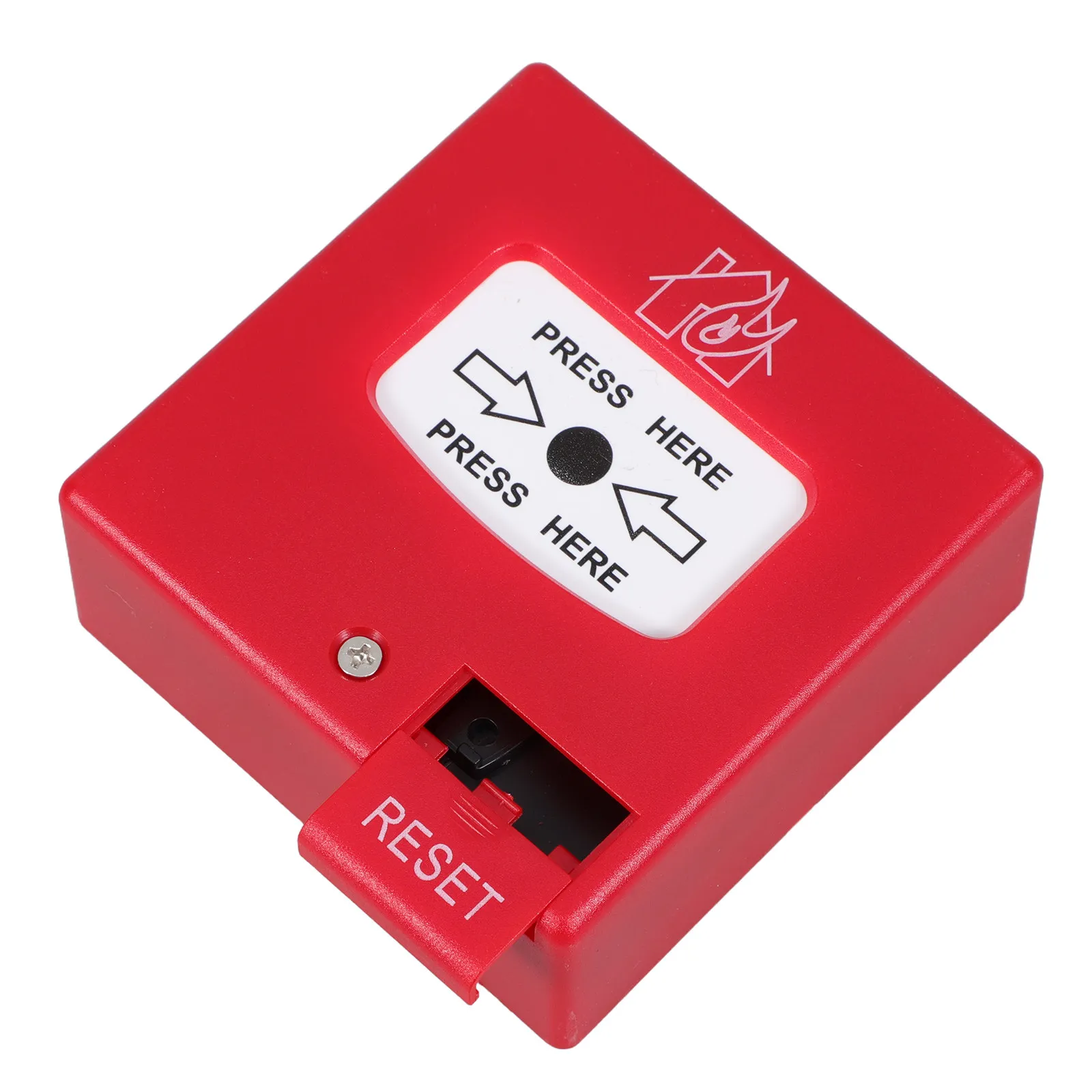 

Manual Alarm Fire Button Plastic Wall Mount Emergency Reset Panel Fire Switch for Office Factory Emergency Alarm Safety Call