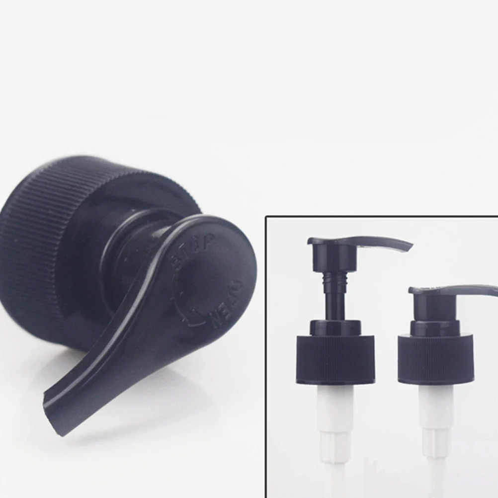 

8pcs 500Ml Shampoo Pump Refillable Plastic Empty Press Bottles For Shower Gel Conditioner Lotion Hotel Home Use Brown Durable