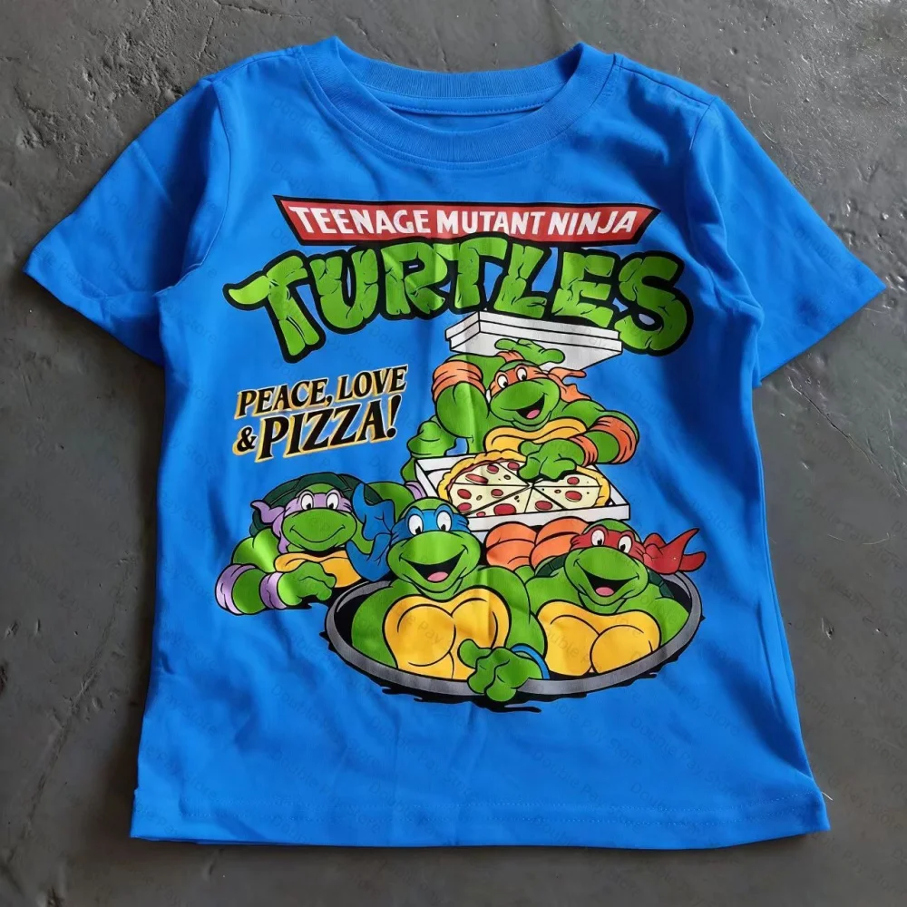 Bestseller Teenage Mutant Ninja Turtles T-Shirt for Children Aged Cute Cartoon Tops Kids Tshirt Men's Shirts Woman t-shirts view 3