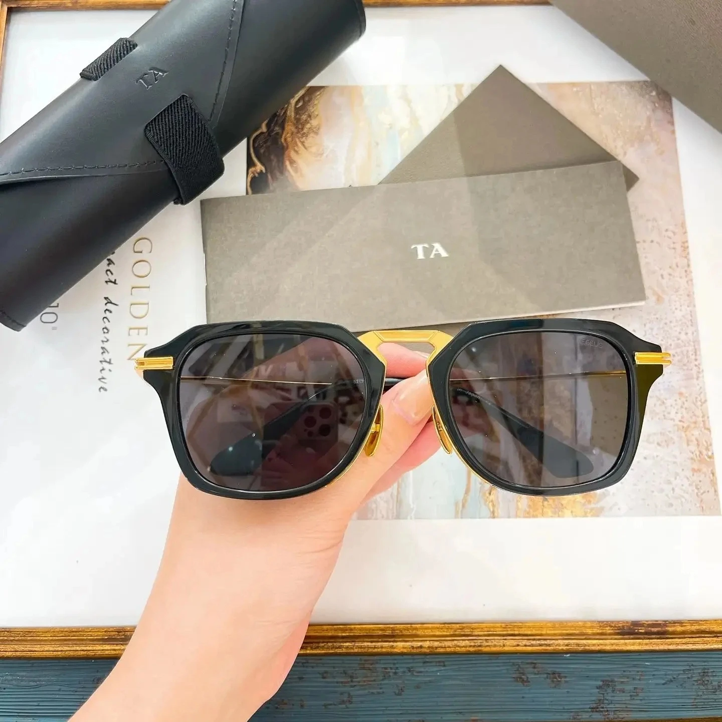 

Original Factory For DIYTA DT AEGEUS DTX413 With Brand Box Fashion Classic Leisure Polarized Top Quality Men Women Sunglasses