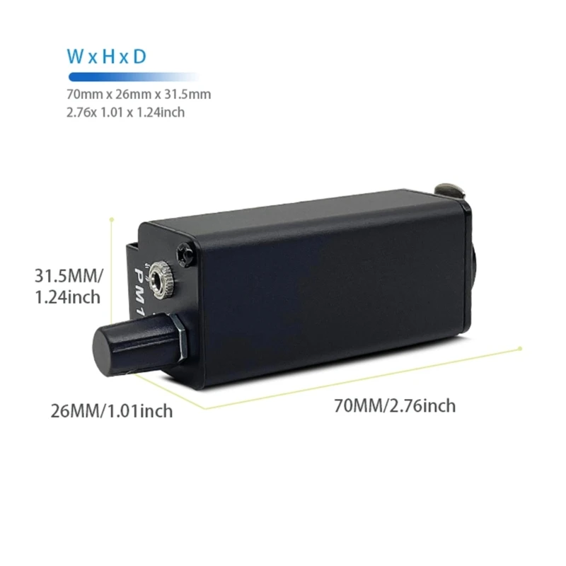 Amplificatori per monitor intrauricolari compattiamente individuali 3HT con meccanismo di bloccaggio per musicisti Uscita cuffie da 3,5 mm ad alta potenza