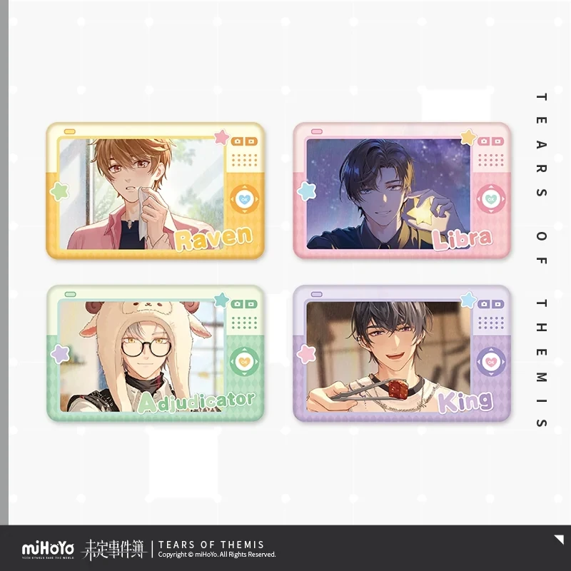 Official MiHoYo Tears of Themis Between You & Me Series Vol.1 Square Badge Anime Peripheral Collectible Pin Brooch Gift