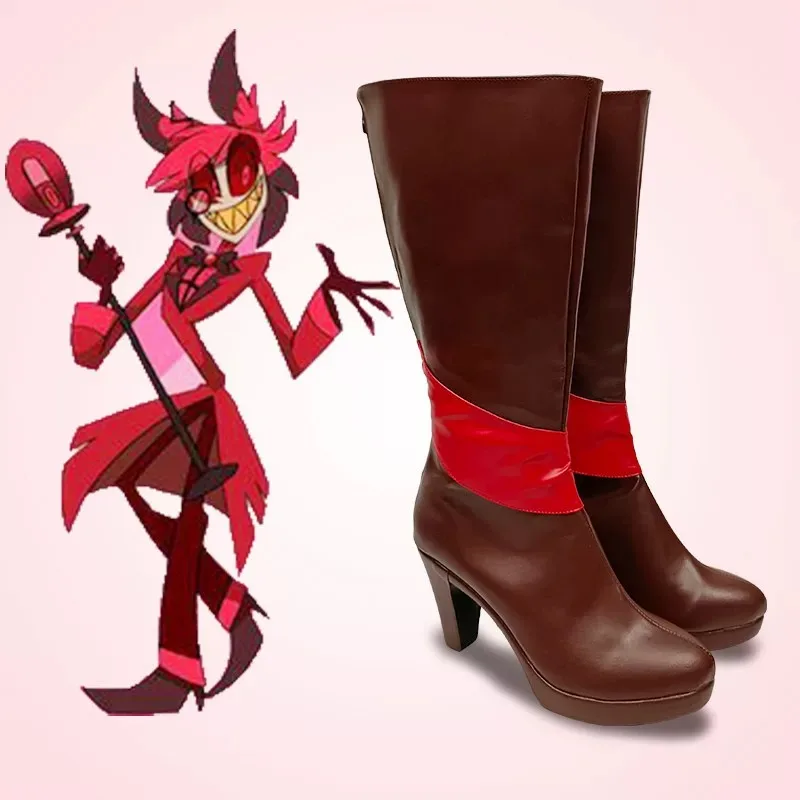 Alastor/Vox/Angel/Charlie Morningstar Cherri Bombb Shoes Cosplay Anime Alastor Charlie Cosplay Shoes Vox Angel Boots