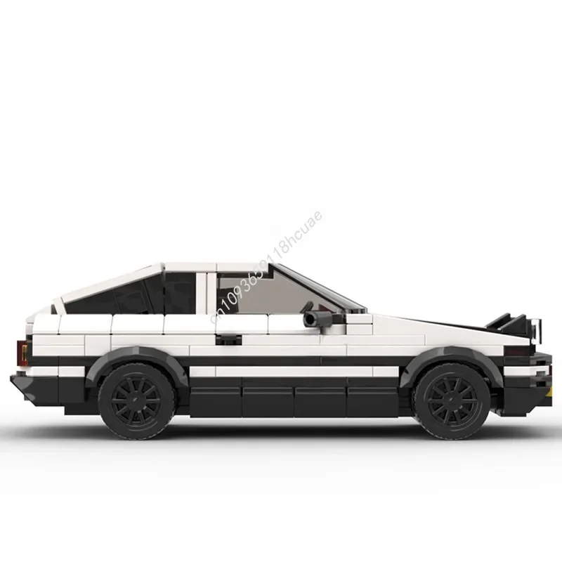 

401 шт. фильм Initial D автомобиль Toyotaed AE86 модель автомобиля Moc строительные блоки креативная сборка кирпичи игрушки дети DIY Рождественский подарок