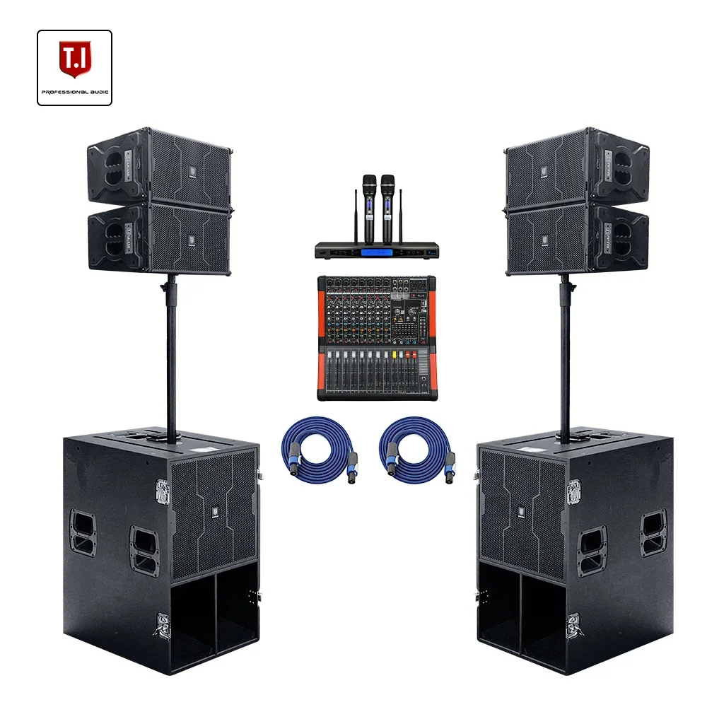 High quality church speakers system line array speaker single 10 inch two way audio sound indoor outdoor