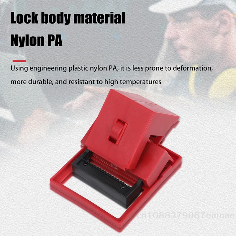 [ZS]Clamp-on Moulded Case Circuit Breaker Lockout Device Isolation Appliance Electrical Power Blocked LOTO Safety Tagout Lockout