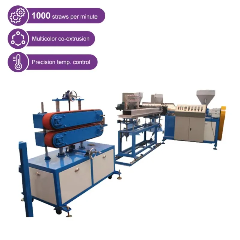 Customized Labor Saving High Speed PP PLA Drinking Straw Making Machine with Stable Output for Beverage Industry Production