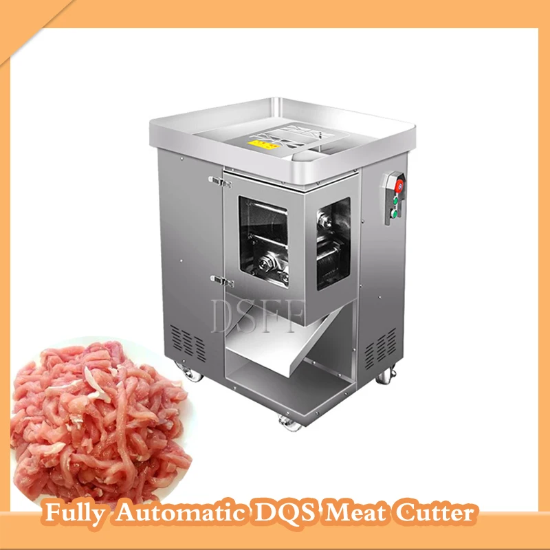 

Fully Automatic Commercial Meat Cutter, Stainless Steel Vegetable Beef Shredder, One-Time Molding