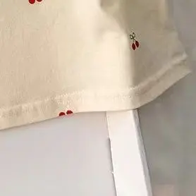 

Модный милый домашний пижамный комплект Sweet Cherry с нагрудником для женщин