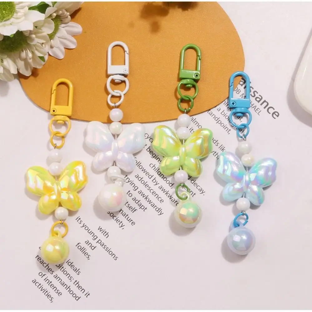 Colorful Bow Pendant Keyring Creative Fashion Bag Pendant Headphone Cases Pendant Mobile Phone Decorations Handbag Accessories