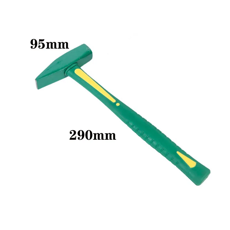 Plastic Handle Machinists Hammer Decoration Tools Sheet Metal Hammer Construction Site Hammer Multi-Functional Flat Head Hammer