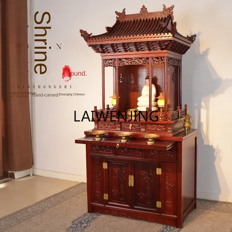 MJY Buddhist shrine shrine offering table Buddhist hall burning incense cabinet household offering table