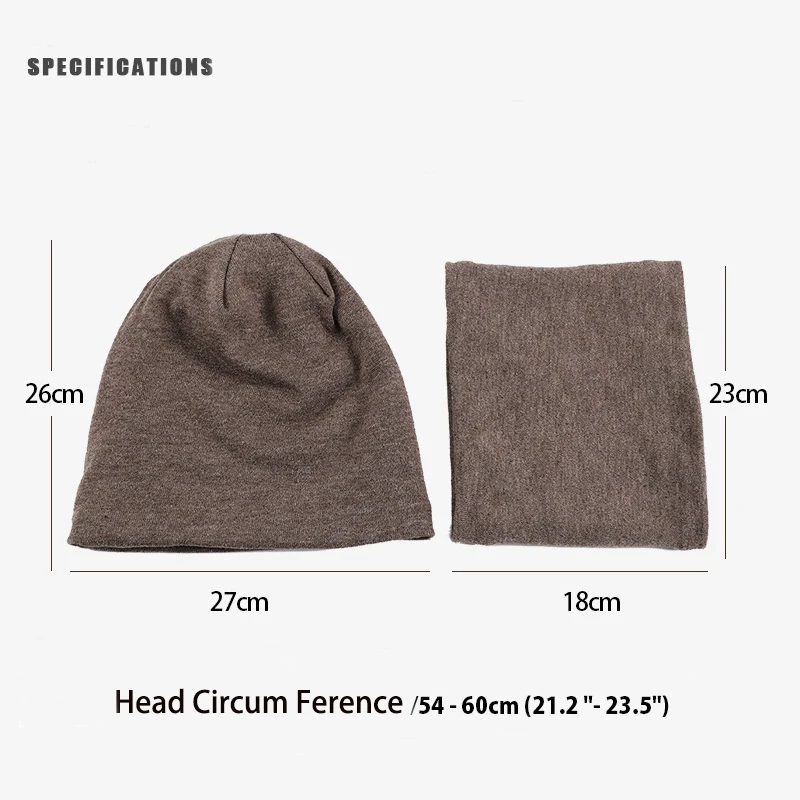 Winter Hats Knit Cap Men And Women Velvet Hat Coral Fleece Scarf Outdoor Riding Hat Warm Thickening Plus Velvet Neck Protect Cap