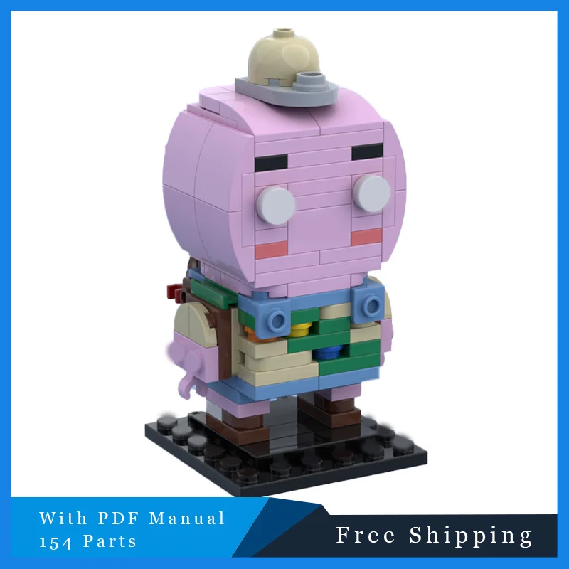 154 parti MOC carino scout naturale mattoni modello regalo di compleanno di Natale educazione fai da te blocchi di costruzione assemblati giocattolo per le ragazze dei ragazzi