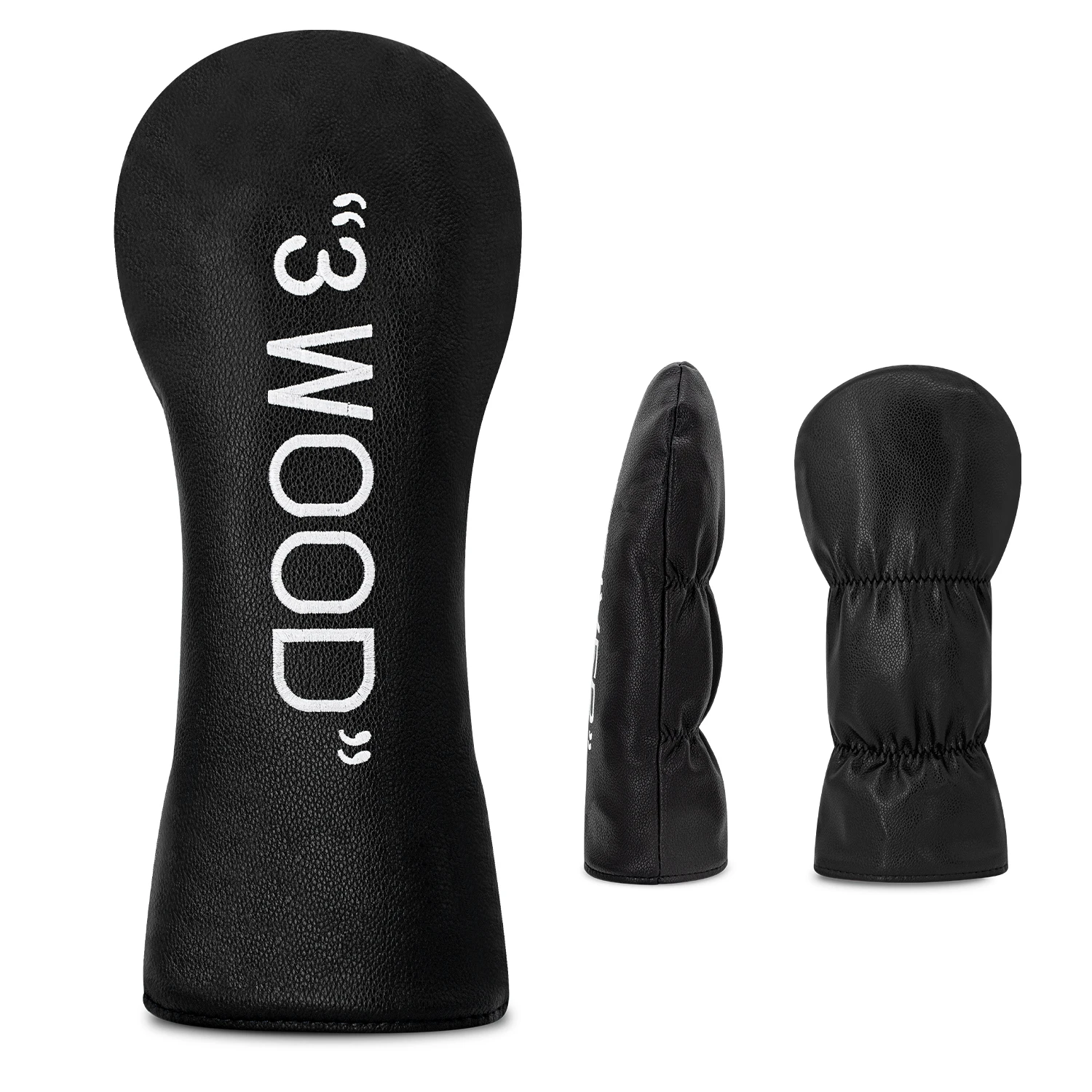 1pc/4pcs Letter Printed Golf Headcover, Golf Club Protector for Driver, Fairway, Hybrid, Portable Accessory for Outdoor Golf image 3