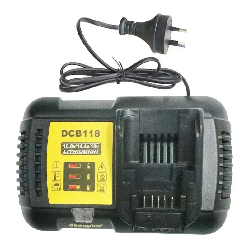 Imagem -02 - Carregador de Bateria do Li-íon 4.5a para o Máximo 60v Dcb101 Dcb200 Dcb140 Dcb105 Dcb105 Dcb200 de Dewalt 10.8v 12v 14.4v 18v