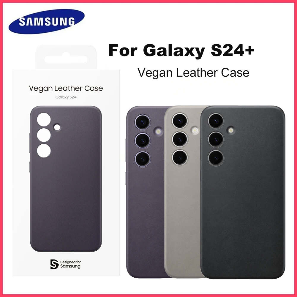 

Original SAMSUNG Galaxy S24+ Vegan Leather case Genuine for Galaxy S24Plus Vegan Leather Protective Cover SM-S926B