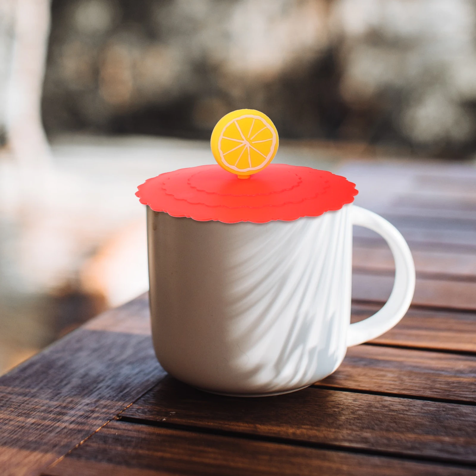 

8 Pcs Wave Cover Set Universal Silicone Lids Beverages Drink Cup Mug Silica Gel Water Protective Pupils