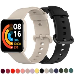 Silicone Strap for Redmi Watch 2 Lite Black Replacement Sport Bracelet Wristband for Xiaomi Watch Band with Screen Protector