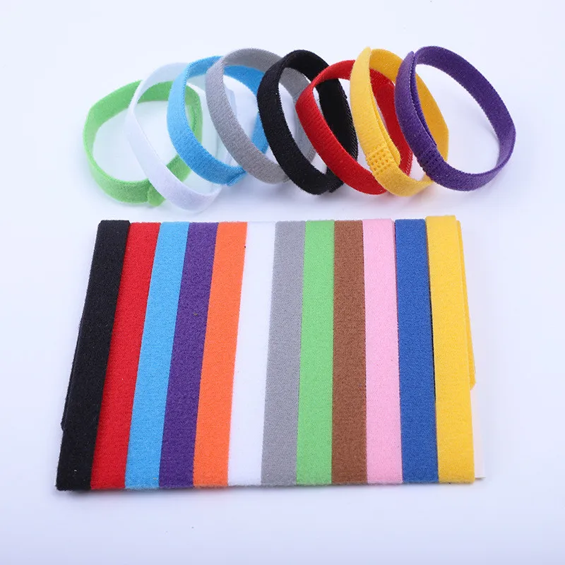 12Pcs/Set Puppy Collars Adjustable Nylon Newborn Pet Color Collar Small Pet Dog Collars Kitten Necklace Marker Rope Pet Supplies