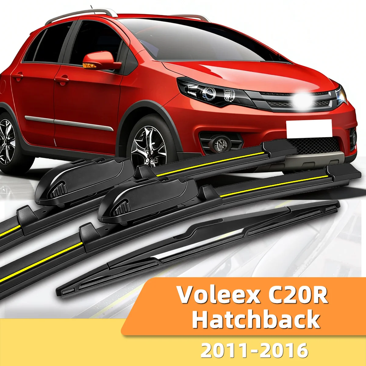 

Suitable For Voleex C20R Hatchback 2011-2016 Front And Rear Windshield Wipers Durable Accessories For Car Windshields 2013 2015