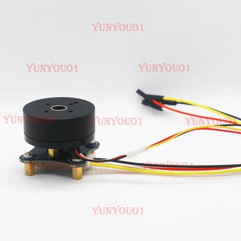 2804 Hollow Shaft Brushless DC Motor with AS5600 Magnetic Encoder Hall Sensor Outer Rotor BLDC Motor Kit Support FOC Control