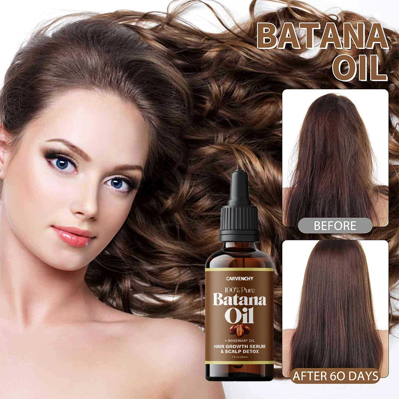 NE Batana Hair Care Film Hair Conditioner Organic Batana Oil Rosemary Hair Care Essential Oil Improves Frizz Hair Care Products