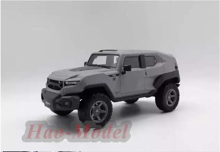 DNA 1/18 For Rezvani Tank Resin Car Model Diecast Simulation Kids Toys Boys Birthday Gifts Hobby Display Collection Gray