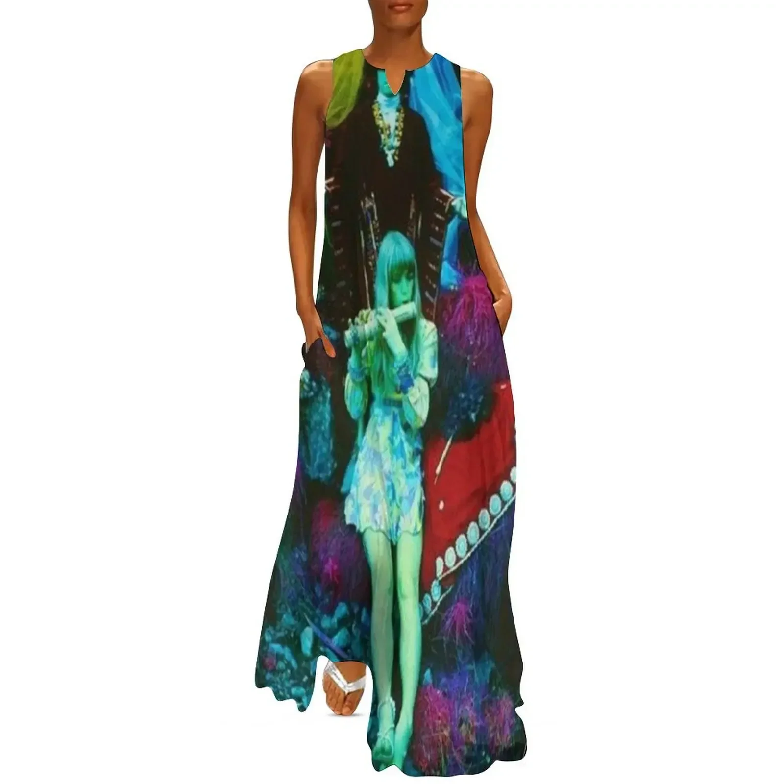 ชุดเดรสยาวกลางคืนในฤดูร้อนสำหรับงานพรอม ชุดเดรสหรูหรา ชุดชายหาดสำหรับผู้หญิง