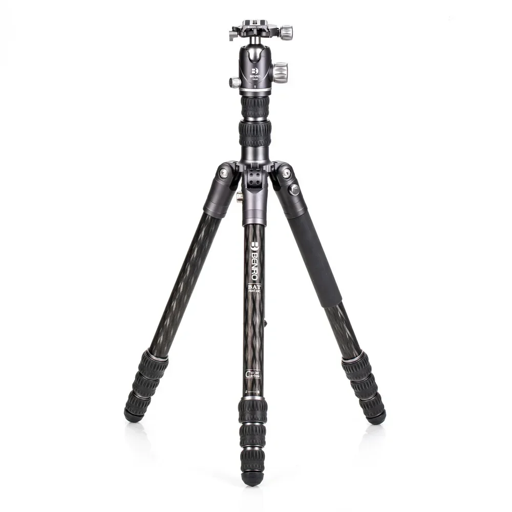 

Bat Carbon Fiber Travel DSLR Camera Strap 4 Section Tripod Convertible To Monopod