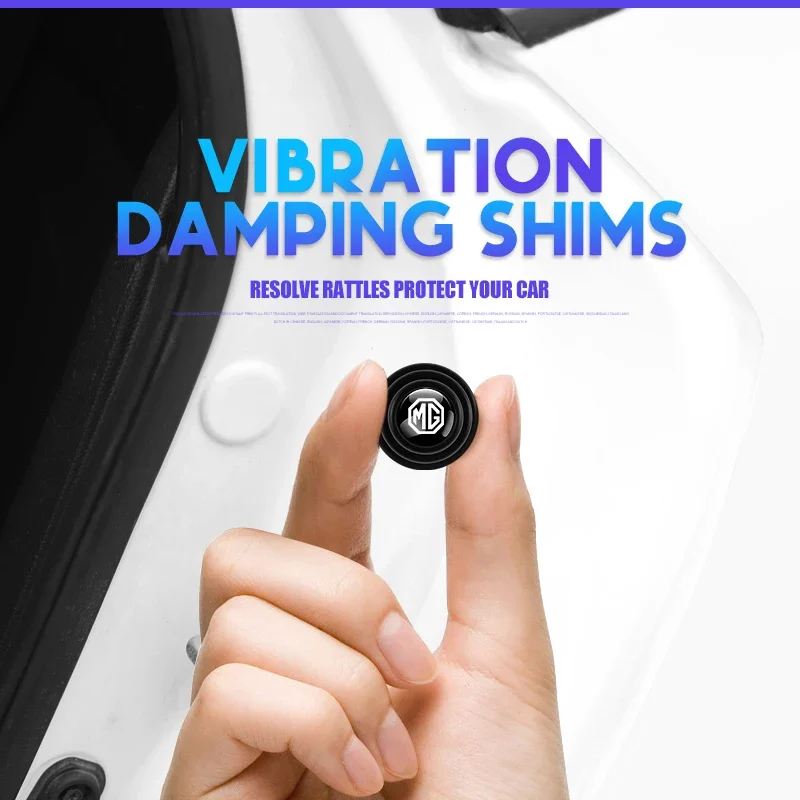 Morris Garages MG Door Shock Absorber Pads Available in 10 or 20 Silicone Anti-Collision Stickers for ZS MG4 EV MG5 MG6 MG7